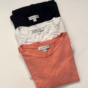 3-pack sustainable Amour Vert tees